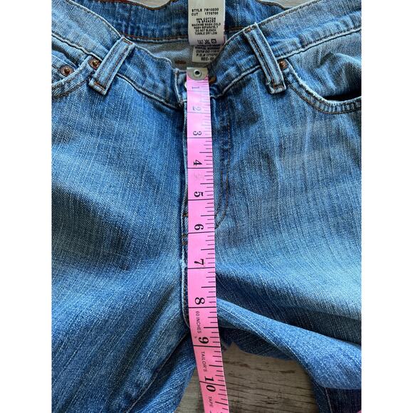 Lucky Brand sz 8/29 Dungarees med wash wide leg bootcut rider fit relaxed jeans - Picture 6 of 8